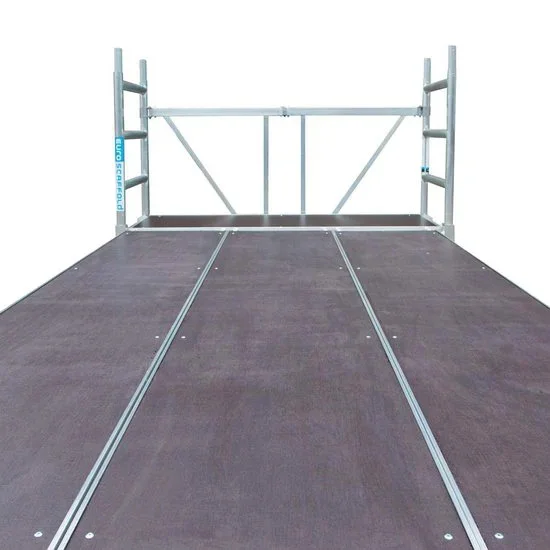 Andamios de aluminio multiplataforma plegables 190*455 cm, 6 peldaños Andamios de aluminio multiplataforma plegables 190*455 cm, 6 peldaños