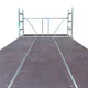 Multiplatfrormas alumīnija salokāmais tornis 190x400 cm, 6 pakāpieni Multiplatfrormas alumīnija salokāmais tornis 190x400 cm, 6 pakāpieni