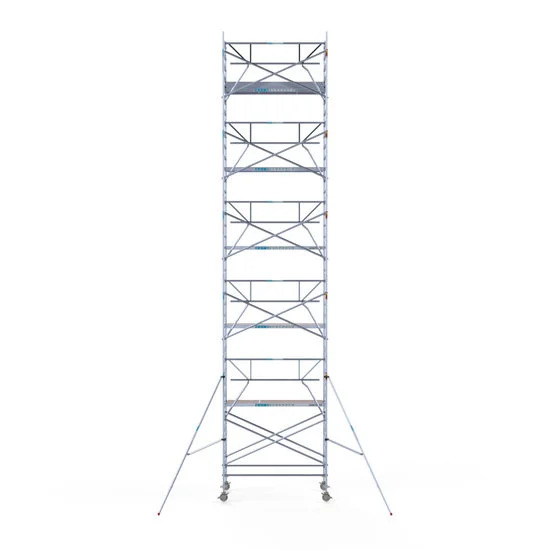 Alumīnija tornis 135х250 cm 12,2m darba augstums* ar liftu saules paneļiem un jumtas malu aizsardzību Safeguard Alumīnija tornis 135х250 cm 12,2m darba augstums* ar liftu saules paneļiem un jumtas malu aizsardzību Safeguard