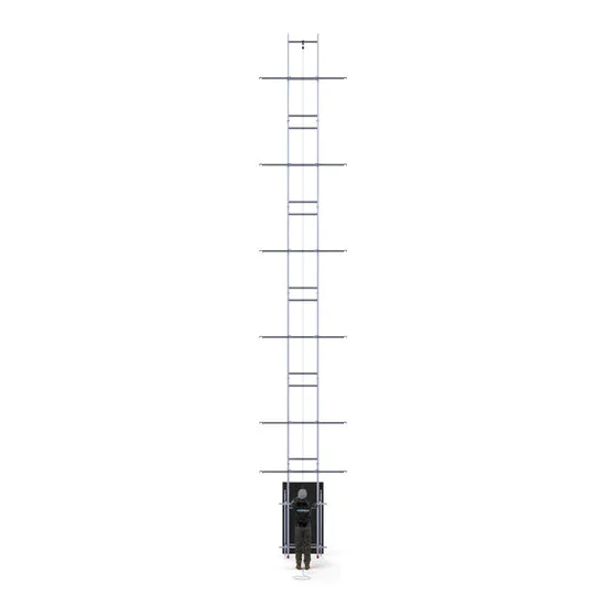 Alumīnija tornis 135х250 cm 12,2m darba augstums* ar liftu saules paneļiem un jumtas malu aizsardzību Safeguard Alumīnija tornis 135х250 cm 12,2m darba augstums* ar liftu saules paneļiem un jumtas malu aizsardzību Safeguard