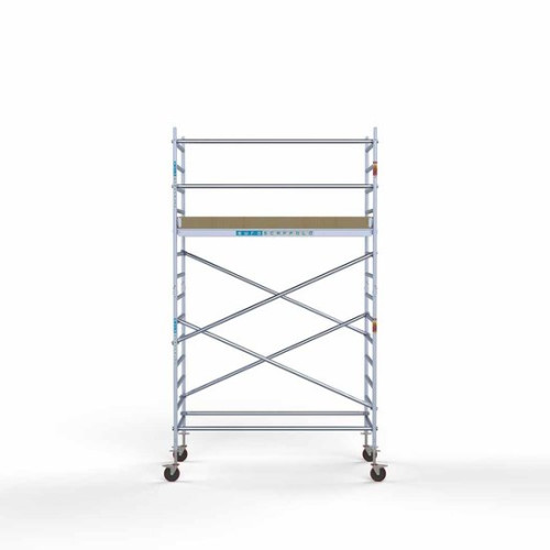 Alumīnija tornis 135х250 cm 5,2m darba augstums*, ar oglekļa platformu Alumīnija tornis 135х250 cm 5,2m darba augstums*, ar oglekļa platformu