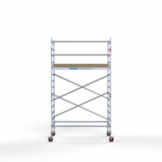 Alumīnija tornis 135х250 cm 5,2m darba augstums*, ar oglekļa platformu Alumīnija tornis 135х250 cm 5,2m darba augstums*, ar oglekļa platformu