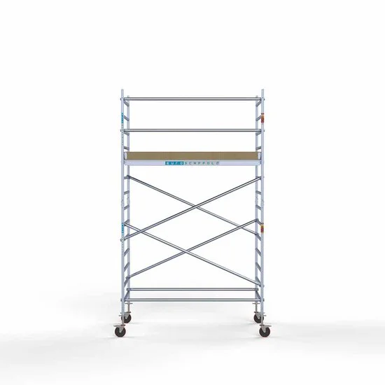 Alumīnija tornis 135х250 cm 5,2m darba augstums*, ar oglekļa platformu Alumīnija tornis 135х250 cm 5,2m darba augstums*, ar oglekļa platformu