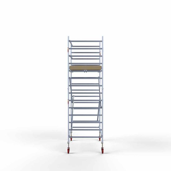 Alumīnija tornis 135х250 cm 5,2m darba augstums*, ar oglekļa platformu Alumīnija tornis 135х250 cm 5,2m darba augstums*, ar oglekļa platformu