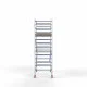 Alumīnija tornis 135х250 cm 5,2m darba augstums*, ar oglekļa platformu Alumīnija tornis 135х250 cm 5,2m darba augstums*, ar oglekļa platformu