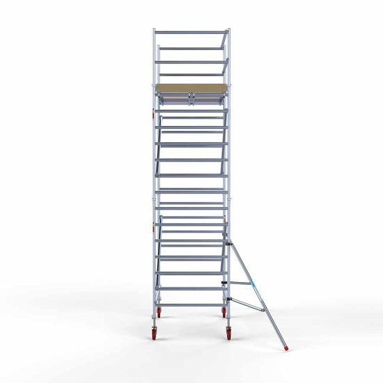 Alumīnija tornis 135х190 cm 6,2m darba augstums* ar oglekļa platformu Alumīnija tornis 135х190 cm 6,2m darba augstums* ar oglekļa platformu