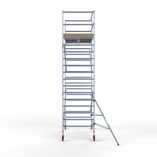 Alumīnija tornis 135х250 cm 6,2m darba augstums*, ar oglekļa platformu Alumīnija tornis 135х250 cm 6,2m darba augstums*, ar oglekļa platformu