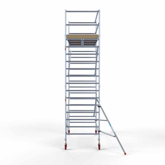 Alumīnija tornis 135х305 cm 6,2m darba augstums* ar oglekļa platformu Alumīnija tornis 135х305 cm 6,2m darba augstums* ar oglekļa platformu
