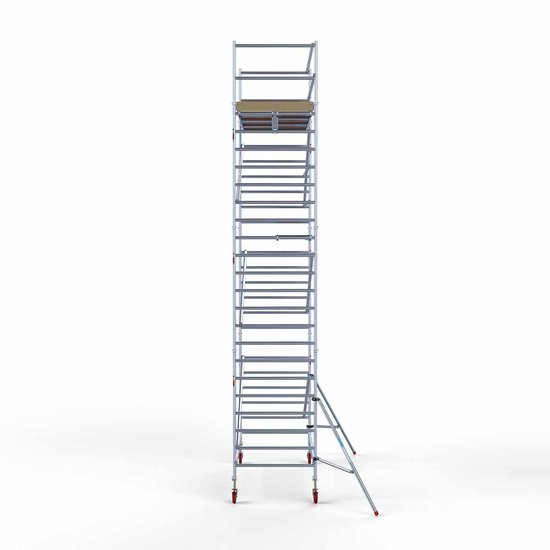 Alumīnija tornis 135х305 cm 8,2m darba augstums* ar oglekļa platformu Alumīnija tornis 135х305 cm 8,2m darba augstums* ar oglekļa platformu