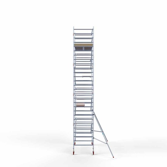 Alumīnija tornis 135х305 cm 9,2m darba augstums* ar oglekļa platformu Alumīnija tornis 135х305 cm 9,2m darba augstums* ar oglekļa platformu