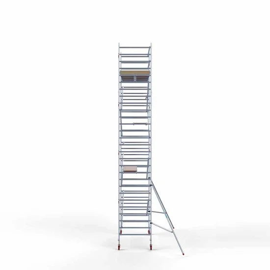 Alumīnija tornis 135х305 cm 9,2m darba augstums* ar oglekļa platformu Alumīnija tornis 135х305 cm 9,2m darba augstums* ar oglekļa platformu