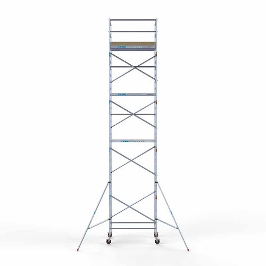 Alumīnija tornis 135х190 cm 10,2m darba augstums* ar oglekļa platformu Alumīnija tornis 135х190 cm 10,2m darba augstums* ar oglekļa platformu