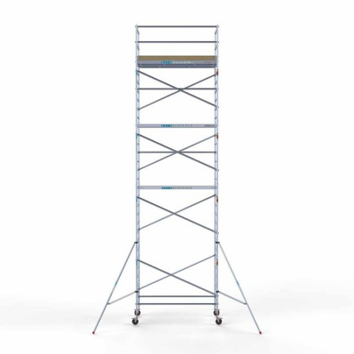 Alumīnija tornis 135х250 cm 10,2m darba augstums* ar oglekļa platformu Alumīnija tornis 135х250 cm 10,2m darba augstums* ar oglekļa platformu