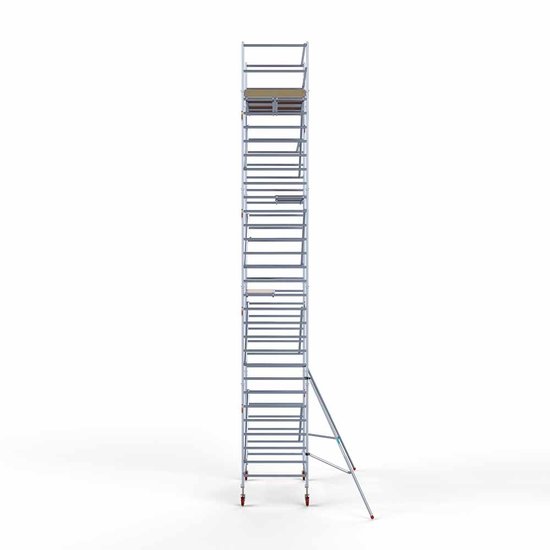 Alumīnija tornis 135х250 cm 10,2m darba augstums* ar oglekļa platformu Alumīnija tornis 135х250 cm 10,2m darba augstums* ar oglekļa platformu