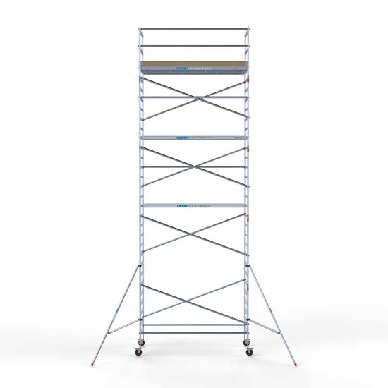 Alumīnija tornis 135х305 cm 10,2m darba augstums* ar oglekļa platformu Alumīnija tornis 135х305 cm 10,2m darba augstums* ar oglekļa platformu