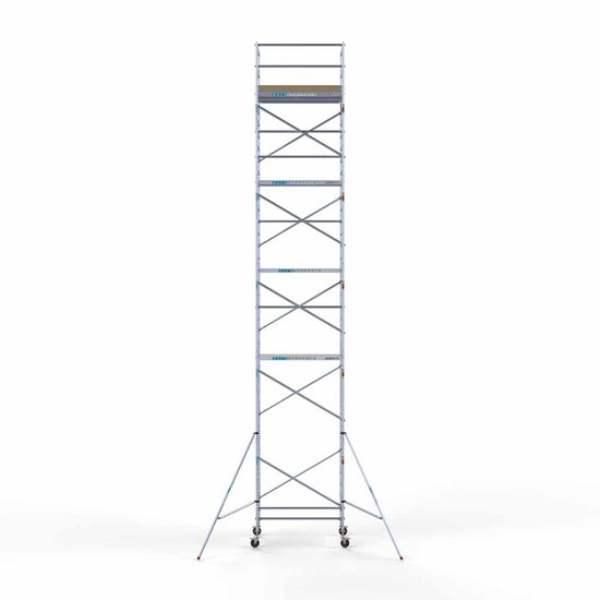 Alumīnija tornis 135х190 cm 12,2m darba augstums* ar oglekļa platformu Alumīnija tornis 135х190 cm 12,2m darba augstums* ar oglekļa platformu