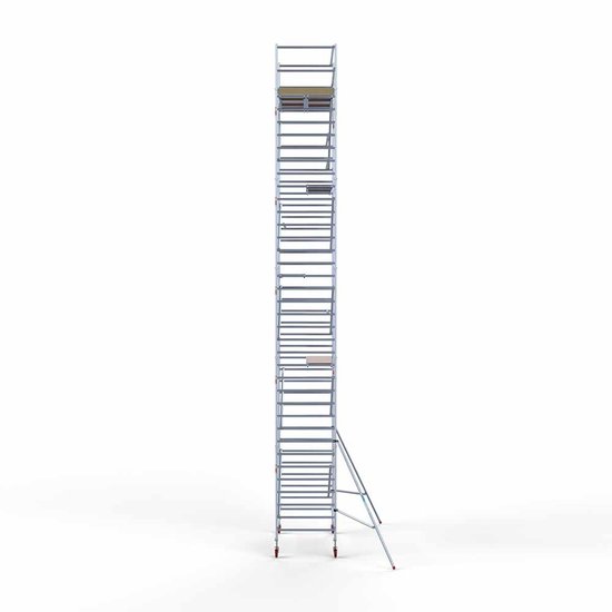 Alumīnija tornis 135х250 cm 12,2m darba augstums*, ar oglekļa platformu Alumīnija tornis 135х250 cm 12,2m darba augstums*, ar oglekļa platformu