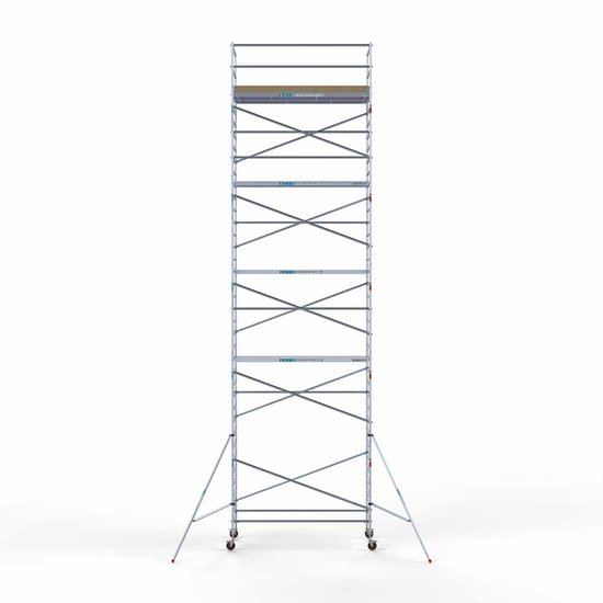Alumīnija tornis 135х305 cm 12,2m darba augstums* ar oglekļa platformu Alumīnija tornis 135х305 cm 12,2m darba augstums* ar oglekļa platformu