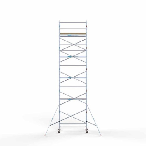 Alumīnija tornis 135х250 cm 11,2m darba augstums* ar oglekļa platformu Alumīnija tornis 135х250 cm 11,2m darba augstums* ar oglekļa platformu