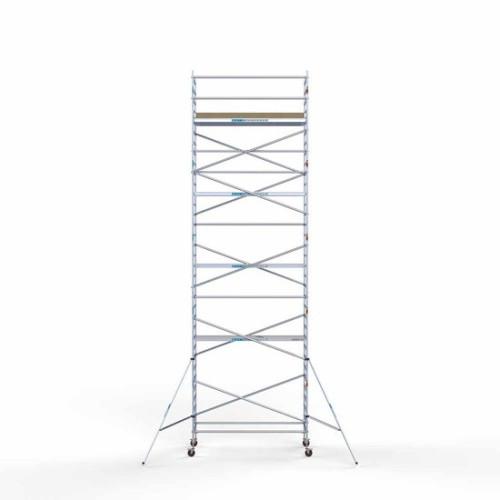 Alumīnija tornis 135х305 cm 11,2m darba augstums* ar oglekļa platformu Alumīnija tornis 135х305 cm 11,2m darba augstums* ar oglekļa platformu