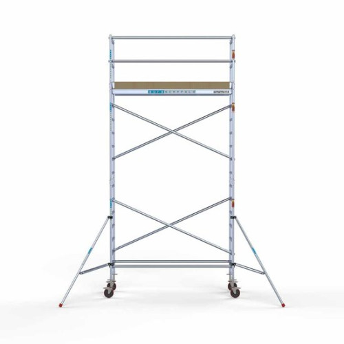 Alumīnija tornis 75х250 cm 6,2m darba augstums* ar oglekļa platformu Alumīnija tornis 75х250 cm 6,2m darba augstums* ar oglekļa platformu