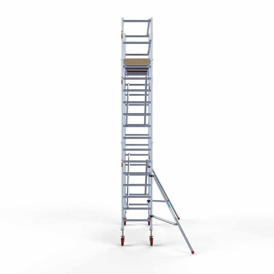Alumīnija tornis 75х250 cm 6,2m darba augstums* ar oglekļa platformu Alumīnija tornis 75х250 cm 6,2m darba augstums* ar oglekļa platformu