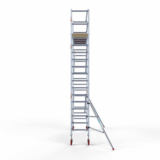 Alumīnija tornis 75х305 cm 6,2m darba augstums* ar oglekļa platformu Alumīnija tornis 75х305 cm 6,2m darba augstums* ar oglekļa platformu