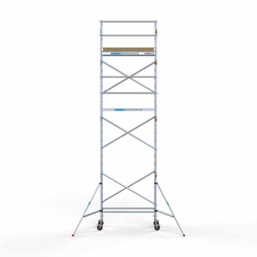 Alumīnija tornis 75х190 cm 8,2m darba augstums* ar oglekļa platformu Alumīnija tornis 75х190 cm 8,2m darba augstums* ar oglekļa platformu