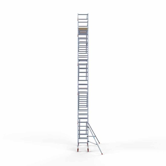Alumīnija tornis 75х190 cm 10,2m darba augstums* ar oglekļa platformu Alumīnija tornis 75х190 cm 10,2m darba augstums* ar oglekļa platformu