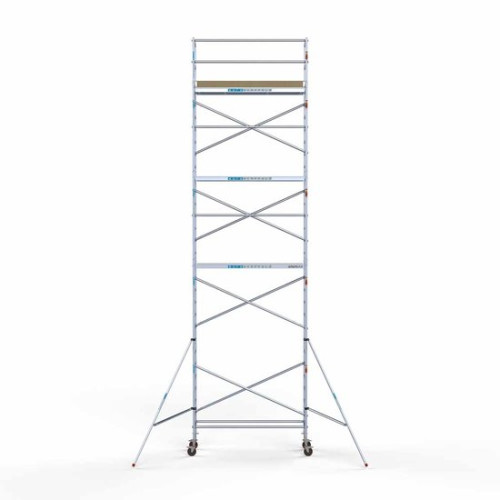 Alumīnija tornis 75х250 cm 10,2m darba augstums* ar oglekļa platformu Alumīnija tornis 75х250 cm 10,2m darba augstums* ar oglekļa platformu