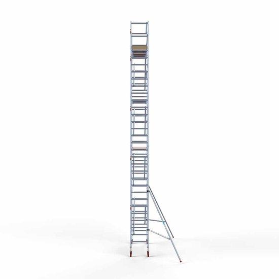 Alumīnija tornis 75х250 cm 10,2m darba augstums* ar oglekļa platformu Alumīnija tornis 75х250 cm 10,2m darba augstums* ar oglekļa platformu
