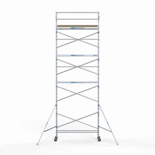 Alumīnija tornis 75х305 cm 10,2m darba augstums* ar oglekļa platformu Alumīnija tornis 75х305 cm 10,2m darba augstums* ar oglekļa platformu