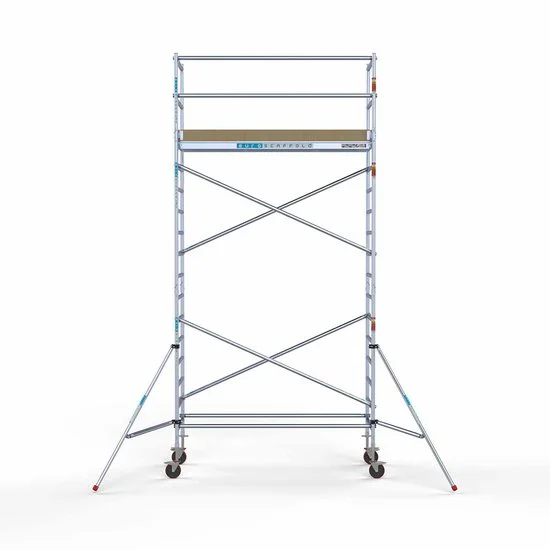 Alumīnija tornis 90х250 cm 6,2m darba augstums* ar oglekļa platformu Alumīnija tornis 90х250 cm 6,2m darba augstums* ar oglekļa platformu