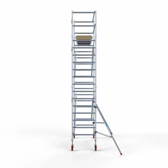 Alumīnija tornis 90х250 cm 6,2m darba augstums* ar oglekļa platformu Alumīnija tornis 90х250 cm 6,2m darba augstums* ar oglekļa platformu