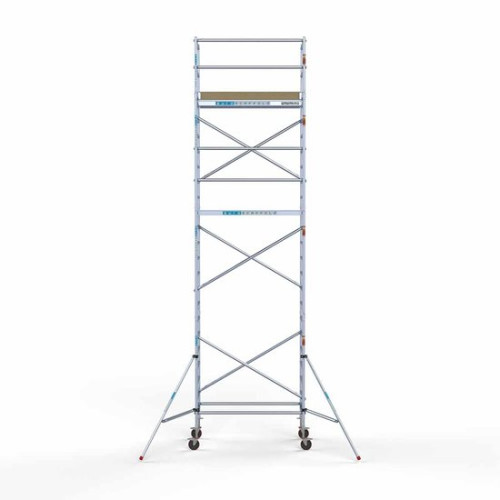 Alumīnija tornis 90х190 cm 8,2m darba augstums* ar oglekļa platformu Alumīnija tornis 90х190 cm 8,2m darba augstums* ar oglekļa platformu