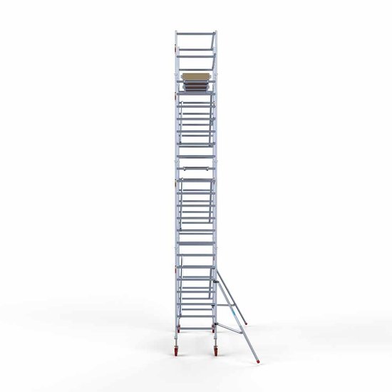 Alumīnija tornis 90х250 cm 8,2m darba augstums* ar oglekļa platformu Alumīnija tornis 90х250 cm 8,2m darba augstums* ar oglekļa platformu