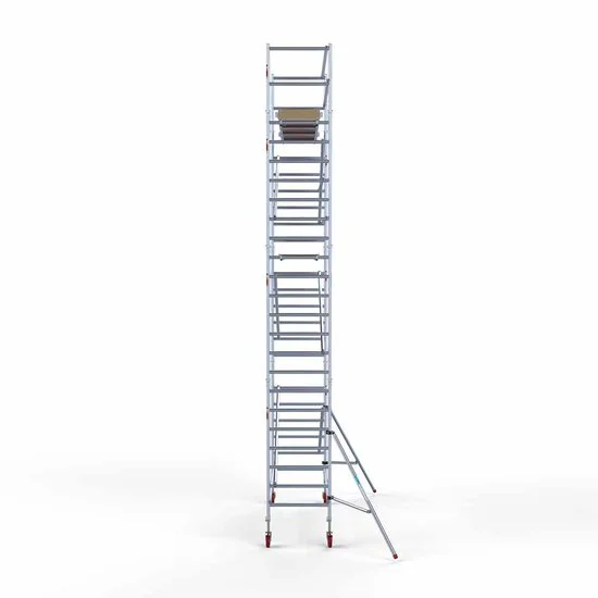 Alumīnija tornis 135х305 cm 8,2m darba augstums* ar oglekļa platformu Alumīnija tornis 135х305 cm 8,2m darba augstums* ar oglekļa platformu