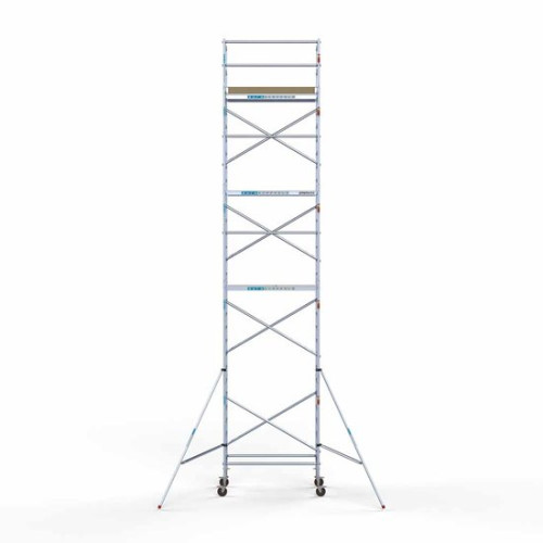 Alumīnija tornis 90х190 cm 10,2m darba augstums* ar oglekļa platformu Alumīnija tornis 90х190 cm 10,2m darba augstums* ar oglekļa platformu