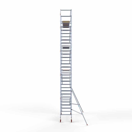 Alumīnija tornis 135х305 cm 10,2m darba augstums* ar oglekļa platformu Alumīnija tornis 135х305 cm 10,2m darba augstums* ar oglekļa platformu