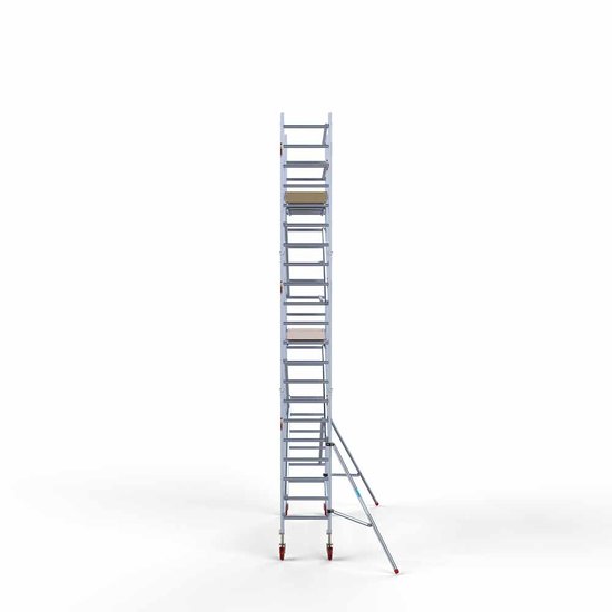 Alumīnija tornis 75х305 cm 7,2m darba augstums* ar oglekļa platformu Alumīnija tornis 75х305 cm 7,2m darba augstums* ar oglekļa platformu