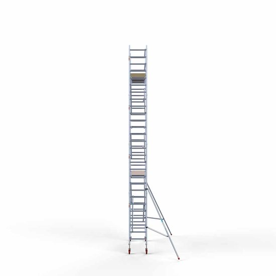 Alumīnija tornis 75х250 cm 9,2m darba augstums* ar oglekļa platformu Alumīnija tornis 75х250 cm 9,2m darba augstums* ar oglekļa platformu