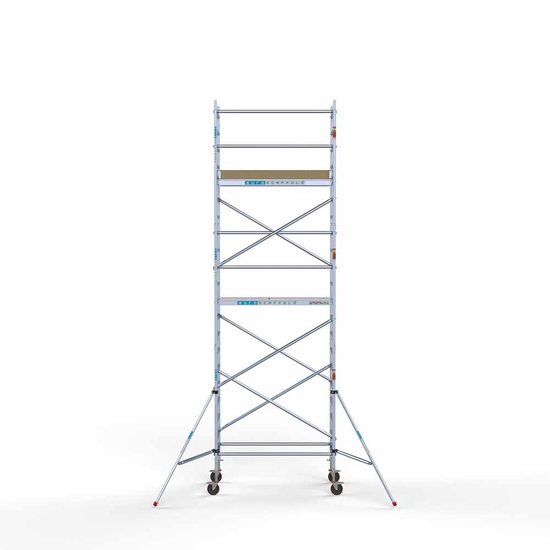 Alumīnija tornis 90х190 cm 7,2m darba augstums* ar oglekļa platformu Alumīnija tornis 90х190 cm 7,2m darba augstums* ar oglekļa platformu