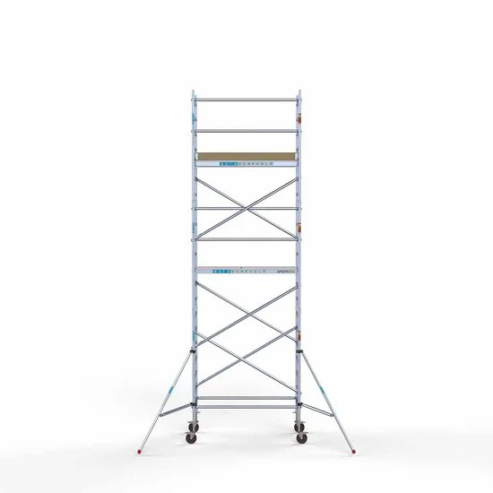 Alumīnija tornis 90х190 cm 7,2m darba augstums* ar oglekļa platformu Alumīnija tornis 90х190 cm 7,2m darba augstums* ar oglekļa platformu