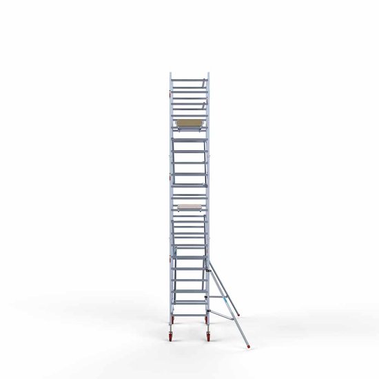 Alumīnija tornis 90х190 cm 7,2m darba augstums* ar oglekļa platformu Alumīnija tornis 90х190 cm 7,2m darba augstums* ar oglekļa platformu