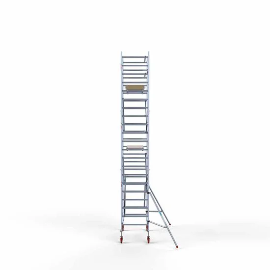 Alumīnija tornis 90х190 cm 7,2m darba augstums* ar oglekļa platformu Alumīnija tornis 90х190 cm 7,2m darba augstums* ar oglekļa platformu