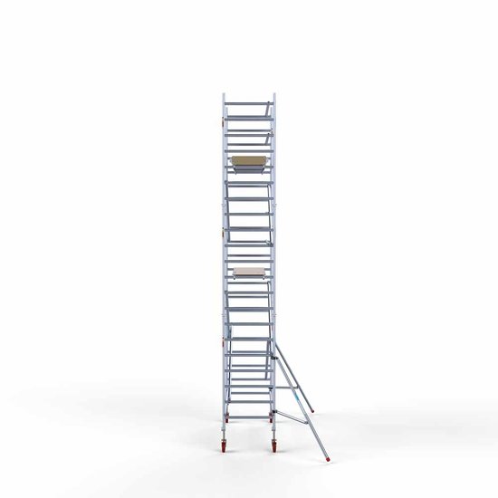 Alumīnija tornis 90х250 cm 7,2m darba augstums* ar oglekļa platformu Alumīnija tornis 90х250 cm 7,2m darba augstums* ar oglekļa platformu