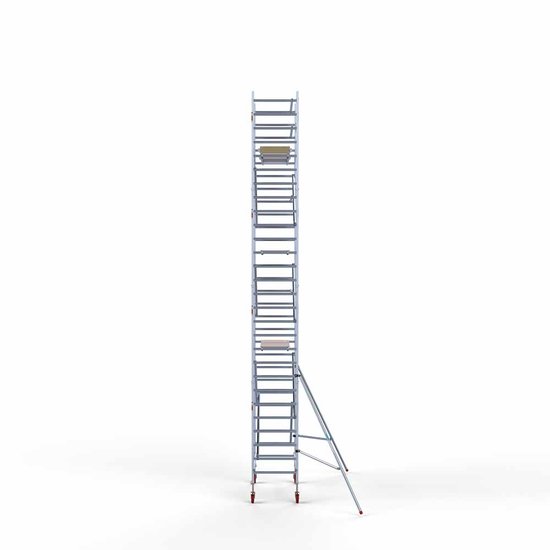 Alumīnija tornis 90х190 cm 9,2m darba augstums* ar oglekļa platformu Alumīnija tornis 90х190 cm 9,2m darba augstums* ar oglekļa platformu