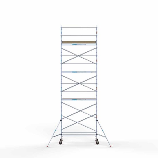 Alumīnija tornis 90х250 cm 9,2m darba augstums* ar oglekļa platformu Alumīnija tornis 90х250 cm 9,2m darba augstums* ar oglekļa platformu