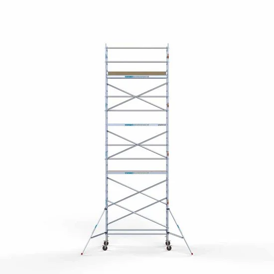 Alumīnija tornis 90х250 cm 9,2m darba augstums* ar oglekļa platformu Alumīnija tornis 90х250 cm 9,2m darba augstums* ar oglekļa platformu