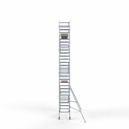 Alumīnija tornis 135х305 cm 9,2m darba augstums* ar oglekļa platformu Alumīnija tornis 135х305 cm 9,2m darba augstums* ar oglekļa platformu